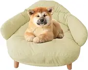 Cat Couch Bed, Elevated Pet Couch Chair, Comfortable Dog Bed with Legs, Breathable Cat Nest Bed, Plush Couch for Cats, Stylish Pet Furniture 19.69x15.75x13.39 inches for Living Room