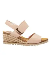 [Easy Steps] Terrace Sandals in Blush Leather