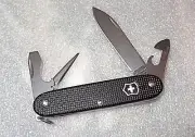 Victorinox Pioneer BLACK Alox Swiss Army Knife - Switzerland
