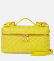 [Bottega Veneta] Bottega Veneta Bang Bang Intrecciato leather vanity bag One Size yellow