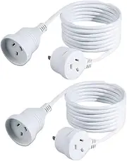 [2PK] Handy Hardware 3M Piggy Back Extension Lead: Convenient and Versatile Power Extension Solution