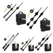 Acrylic Silent Wall Clock Mechanism with Metal Hand Options for Crafts