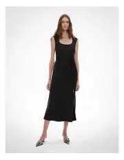 [Witchery] Scoop Neck Bias Dress in Black