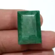Beautiful Amazing Brazilian Emerald Octagon 53 Crt Faceted Loose Gemstone