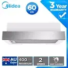 Midea RangeHood 60cm Slide Out 2 speeds stainless steel fascia panel