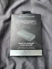 Platinum Destop memory card reader