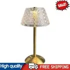 Crystal Atmosphere Lamp Metal Base Hotel Restaurant Crystal Light Rechargeable A