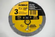 3 DeWALT Carbide Framing 7-1/4" 24T Saw Blades #N463034 DW3178 BRAND NEW SEALED!