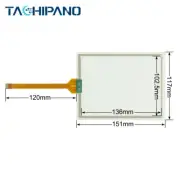 1PC for A05B-2255-C101#EAW Teach Pendant New Digitized Screen Touch Panel