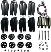 Engines Motor Gear Propellers Blade Wings Etc Spare Parts, for SG701 SG701S SG701-S GPS RC Drone Quadcopter Drone Propellers (Size : is 3.7V Motor kit)