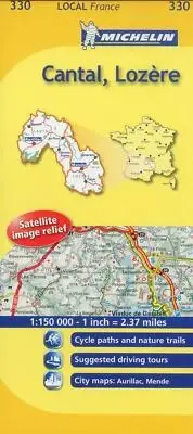 Cantal, Lozere Michelin Local Map 330 (Michelin Local Maps)