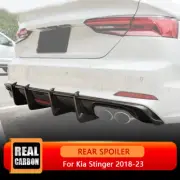 For Audi A5 B9 Sline S5 2017-2020 REAL Carbon Rear Bumper Lip Diffuser Spoiler (for: Audi)