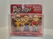 THE PEP BOYS Manny Moe & Jack Bobble Heads NEW Limited Edition Collectible READ