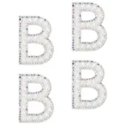 10Pcs Iron on Letters Patches, 4.5cm Self Adhesive Letter Patch for Clothes