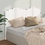 Bed Headboard, Beds Head Frame White 186 cm Solid Wood Pine