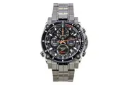 Bulova Icon Precisionist Chronograph Stainless Steel Grey Dial Quartz Diver's 98B343 300M Men's Watch