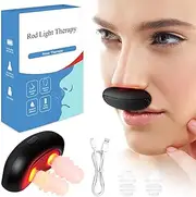 Red Light Nasal Therapy Device | No More Colds Red Light Therapy for Nose & Sinuses | Nasal Red Light Therapy for Congestion, Allergy Defense & Sinus Support | USB Rechargeable, Portable
