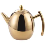 Stainless Pot Office Tea Teapots with Infuser Kettle