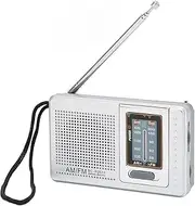 Small Radio For Home Portable Pocket Radio For Hiking Battery Operated AM/FM For Travel