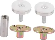 Homoyoyo 4pcs Adjustable Threaded Bed Frame Stabilizers Anti-Shake Headboard Stoppers for Noise Reduction Wall for Beds
