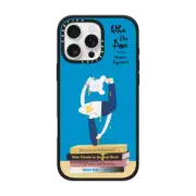 iPhone 16 Pro Max Impact Case MagSafe Compatible Self-Help Who? (Digital Delirium) (Blue)