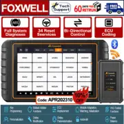 Foxwell GT75 Bidirectional Scanner Car OBD2 Diagnostic Scan Tool ECU Key Coding