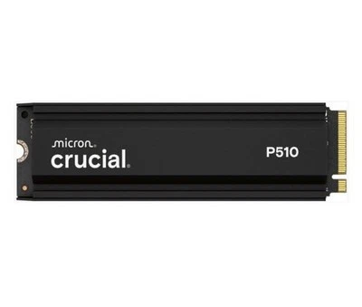 Crucial P510 1TB Gen5 2280 NVMe M.2 SSD w Heatsink 11,000/9,500 MB/s R/W 600TBW