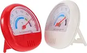 Ciieeo 1set Fridge Thermometer Reliable Temperature Gauges for Accurate Freezer Monitoring Easy to Use Scale Smooth Surface for Home Kitchen 2pcs