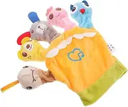 Educational Storytelling Puppet Toy Set Pp Cotton Animal Finger Puppets for Boys and Girls Safe 10pcs