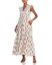 Banjanan Constance Cotton & Silk Maxi Dress