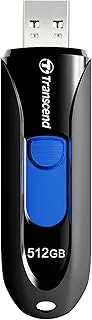 Transcend 512GB JetFlash 790 USB 3.1 Gen 1 Flash Drive TS512GJF790K, Black