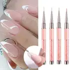 Nail Art Brushes Crystal Sable Detailer Thin Liner Dotting Pen Nylon Hair ↖