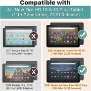 Fire HD 10 Tablet (2021 Release 11th Generation) & Fire HD 10 Plus Tab Case for