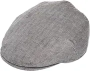 [BOTVELA] Men Linen Flat Ivy Breathable Summer Newsboy Hat