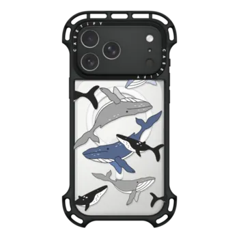 iPhone 17 Pro Max Ultra Bounce Case MagSafe Compatible Ocean swimming whales life