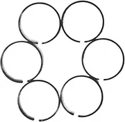 HUVNEXA 6pcs BC260 CG260 Brush Cutter Piston Rings 34mm 1.2MM Thickness for 26cc Grass Trimmer Cylinder Parts Car Piston Ring Set