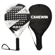Camewin Padel Racket Beach Tennis Carbon Fiber EVA Paddleball Paddle Racket