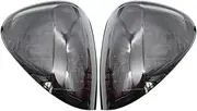 Rear Bumper Reflector For Mitsubishi L200 For Triton For Colt 2005-2014 Rear Brake Fog Lamp Turn Signal Light Car Rear Tail Light (Color : Pair black)
