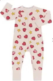 Bonds Baby Zip Wondersuit - Love Hearts (Size 0 - New with tags) Free Post