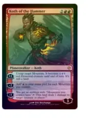 Koth of the Hammer - Foil Duel Decks Venser vs. Koth Magic The Gathering Card