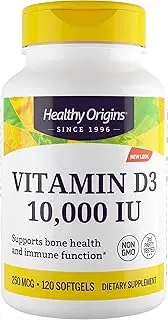 Healthy Origins - Vitamin D3 10000 IU - 120 Softgels