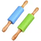2 Pcs Fondant Rolling Pin Silicone Rolling Pin Roller Pin Small Rolling Pin
