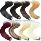 Invisible Waterproof Tape In Human Hair Extensions Skin Wefts Remy Hair 16"-26"