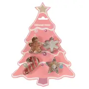 Bread and Butter Cookie Cutter - Tree, Gingerbread Man, Snowflake, Star - 4 Pk