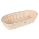 NEW Bakemaster Proving Oval Loaf Basket 27x13x6.5cm