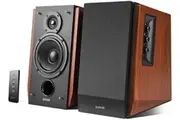 Edifier R1700BT Bluetooth Lifestyle Bookshelf Studio Speakers w 3.5mm AUX Brown