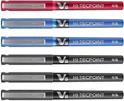 Pilot V5 Hi-Tecpoint Extra Fine Rollerball Pen 0.5Mm Nib Tip, Business Colour...