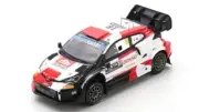 Model Car Rally Scale 1:43 spark Model Toyota Yaris 3rd Rally Safari Kenya