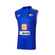 West Coast Eagles Training Singlet Mens 2022 Light Blue