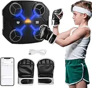 Music Boxing Machine for Beginners Aged 8+ Smart Bluetooth Punching Machine with USB Charging and Speed Regulation